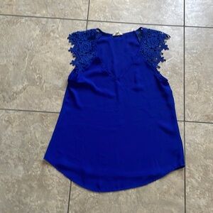 Pre-owned Colbalt blue Blouse